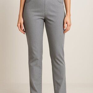 Draper’s & Damon’s Gray Pull-On Stretch Pants